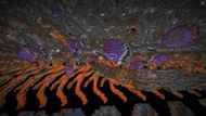 Repeating lava generation (Image via Minecraft)
